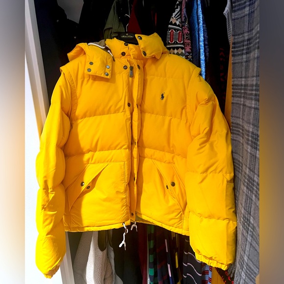 Polo by Ralph Lauren Hybrid Puffer Coat/Vest - Picture 1 of 10